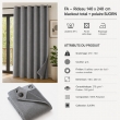 Lot de 2 Rideaux 140 x 240 cm &ndash; Blackout total & Thermique &ndash; Double polaire &ndash; Gris, image n° 2