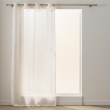 Voilage &agrave; &oelig;illets 137 x 260 cm Kalia &mdash; polyester effet lin fantaisie, image n° 5