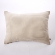 Taie d&rsquo;oreiller LIVIA 50 x 70 cm &ndash; Double gaze de coton ray&eacute;e &ndash; Ficelle, image n° 2