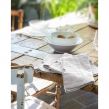 Nappe rectangle 150 x 250 cm + 6 serviettes de table &ndash; Double gaze de coton GA&Iuml;A Nuage, image n° 4