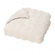 Plaid 180 x 220 cm imitation fourrure / polaire &ndash; MOUNTY &ndash; Naturel, image n° 2