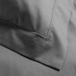 Parure de lit 240 x 220 cm &ndash; Percale de coton 78 fils &ndash; Acier &ndash; Qualit&eacute; H&ocirc;tel &ndash; 2 taies 63x63 cm, image n° 5