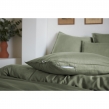 Taie d&rsquo;oreiller 63 x 63 cm &mdash; Lyocell uni LYSANDRE &mdash; 120 fils - Thym, image n° 6