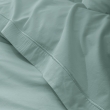 Drap Plat Percale 240 x 300 cm &ndash; Pur Coton Peign&eacute; Longues Fibres 80 Fils/cm&sup2; - C&eacute;ladon, image n° 4