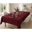 Nappe rectangle 150 x 350 cm + 6 serviettes de table &ndash; Double gaze de coton GA&Iuml;A Bordeaux, image n° 1