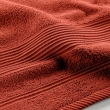 Drap de bain 90 x 150 cm &ndash; Coton &eacute;ponge uni Tendresse Marsala &ndash; 500 g/m&sup2;, image n° 3