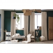 Lot de 2 rideaux velours pampa 140 x 270 cm ajustables &ndash; Anneaux pince &ndash; Coton &eacute;pais &ndash; C&Eacute;SAR, image n° 7