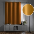 Rideau occultant &agrave; &oelig;illets 135 x 180 cm &ndash; Uni Curry &ndash; Petite hauteur, image n° 2