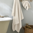 Drap de bain Softy 100 x 150 cm &ndash; &Eacute;ponge Zero Twist 100% coton peign&eacute; 600 g/m&sup2; &ndash; Ivoire, image n° 2