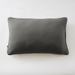 Coussin d&eacute;houssable 40 x 60 cm &ndash; Gaze de coton unie GA&Iuml;A Granit, image n° 1