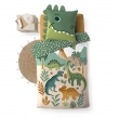 Parure de lit enfant KIDINO 140 x 200 cm &ndash; Coton 42 fils &ndash; Dinosaures, image n° 5