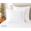 Lot de 4 Taies d'Oreiller 100% Coton 57 Fils/cm&sup2; &ndash; 2 Taies 63 x 63 cm + 2 Taies 50 x 70 cm Blanc, image n° 2