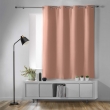 Lot de 2 rideaux occultants &agrave; &oelig;illets 135 x 180 cm &ndash; Uni Blush &ndash; Petite hauteur, image n° 5