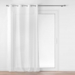 Voilage &agrave; &oelig;illets 140 x 240 cm maille &ndash; NAOMIE Blanc, image n° 3