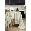 Nappe 150 x 250 cm Double Gaze de Coton Ray&eacute;e Eucalyptus&ndash; LIVIA, image n° 4