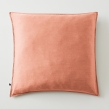 Lot de 2 taies d&rsquo;oreiller 63 x 63 cm Lyocell uni &ndash; LYSANDRE Terracotta, image n° 3