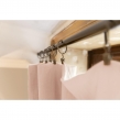 Lot de 2 Rideaux Gaze de Coton Guimauve 140x300 cm Ajustables &ndash; 8 Anneaux Pinces Inclus &ndash; Rideaux Tamisants Haut de Gamme, image n° 2