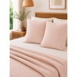 Lot de 2 Taies d&rsquo;Oreiller 60 x 60 cm &ndash; Double Gaze de Coton &ndash; GA&Iuml;A Guimauve, image n° 1