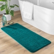 Tapis de Bain 50 x 120 cm &ndash; Microfibre Unie Relief Ricochet &ndash; Ultra Doux & Absorbant Emeraude, image n° 1