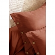 Taie d&rsquo;oreiller 65 x 65 cm Percale 120 fils Tomette &ndash; PERRINE, image n° 2