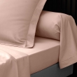 Lot de 2 Draps housse 140 x 190 cm &ndash; Percale de coton 78 fils Nude &ndash; Bonnet 30 cm, image n° 5