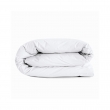 Housse de couette 1 place 140 x 200 cm &ndash; Coton 57 fils &ndash; Blanc, image n° 2