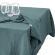 Nappe rectangle 150 x 250 cm + 6 serviettes de table &ndash; Double gaze de coton GA&Iuml;A Canard, image n° 7