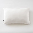 Coussin d&eacute;houssable 40 x 60 cm &ndash; Gaze de coton unie GA&Iuml;A Blanc, image n° 2