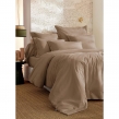 Drap-Housse 160 x 200 cm Percale de Coton 120 Fils Unie PERRINE &ndash; Ficelle, image n° 3