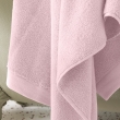 Drap de douche Softy 70 x 140 cm &ndash; &Eacute;ponge Zero Twist 100% coton peign&eacute; 600 g/m&sup2; &ndash; Bonbon, image n° 3