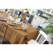 Nappe rectangle 150 x 250 cm + 6 serviettes de table &ndash; Double gaze de coton GA&Iuml;A Camel, image n° 6