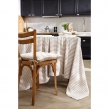 Nappe Ray&eacute;e 150 x 250 cm Double Gaze de Coton Ficelle &ndash; LIVIA, image n° 5