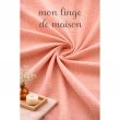 Parure de lit 260 x 240 cm Sienna Rose saumon + 2 taies 63x63 cm &ndash; Double face gaze de coton & coton 57 fils, image n° 3