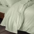 Drap Plat Percale 240 x 300 cm &ndash; Pur Coton Peign&eacute; Longues Fibres 80 Fils/cm&sup2; - Vert d'eau, image n° 3