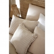 Coussin D&eacute;houssable Gaze de Coton 45 x 45 cm Ficelle &ndash; LIVIA, image n° 4