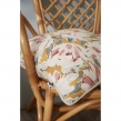 Coussin déhoussable 45 x 45 cm – Gaze de coton imprimée CLARENCE, image n° 5
