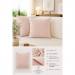 Lot de 2 Taies d&rsquo;Oreiller 60 x 60 cm &ndash; Double Gaze de Coton &ndash; GA&Iuml;A Guimauve, image n° 2