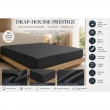 Drap-Housse 180 x 200 cm Prestige Graphite  &ndash; Satin de Coton Peign&eacute; 120 fils/cm&sup2; &ndash; Bonnet 30 cm, image n° 2