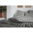 Taie d&rsquo;oreiller 63 x 63 cm &mdash; Lyocell uni LYSANDRE &mdash; 120 fils - Granit, image n° 6