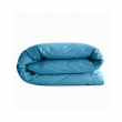 Housse de couette 1 place 140 x 200 cm &ndash; Coton 57 fils &ndash; Cyan, image n° 2
