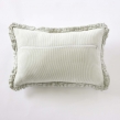 Coussin D&eacute;houssable Gaze de Coton 40 x 60 cm Eucalyptus &ndash; LIVIA, image n° 2