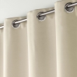 Rideau obscurcissant &agrave; &oelig;illets 135 x 240 cm &ndash; Lot de 2 &ndash; Uni Naturel, image n° 3
