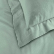 Lot de 4 Taies d'Oreiller 100% Coton 57 Fils/cm&sup2; &ndash; 2 Taies 63 x 63 cm + 2 Taies 50 x 70 cm Sauge, image n° 4