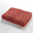 Drap de bain 90 x 150 cm &ndash; Coton &eacute;ponge uni Tendresse Terracotta &ndash; 500 g/m&sup2;, image n° 3