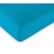 Drap housse 2 en 1 imperm&eacute;able 140 x 190 cm &ndash; Coton 57 fils &ndash; DUO PROTECT Cyan, image n° 4
