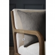 Coussin D&eacute;houssable 45 x 45 cm &ndash; 100 % Coton Textur&eacute; &ndash; Sixtine Ardoise, image n° 3