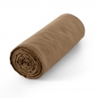 Drap Housse 140 x 190 cm Taupe  &ndash; 100% Coton 57 Fils/cm&sup2; &ndash; Bonnet 30 cm, image n° 3