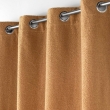 Rideau &agrave; &OElig;illets 140 x 240 cm &ndash; Bouclette Unie &ndash; Wooly Camel, image n° 3