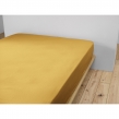 Drap Housse Double Gaze de Coton Safran – 200 x 200 cm – Bonnet 30 cm, image n° 2