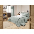 Drap Housse 200 x 200 cm en Gaze de Coton Unie – Gaïa Eucalyptus, image n° 4